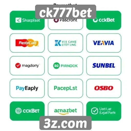 metodos de pagamento disponíveis no ck777bet